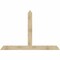 Ekena Millwork Portland Rough Sawn Timber Gable Bracket, Douglas Fir, 84"W x 56"H x 2"D x 6"F, 16/12 Pitch GBW084X56X0206POR00RDF - alternate 1